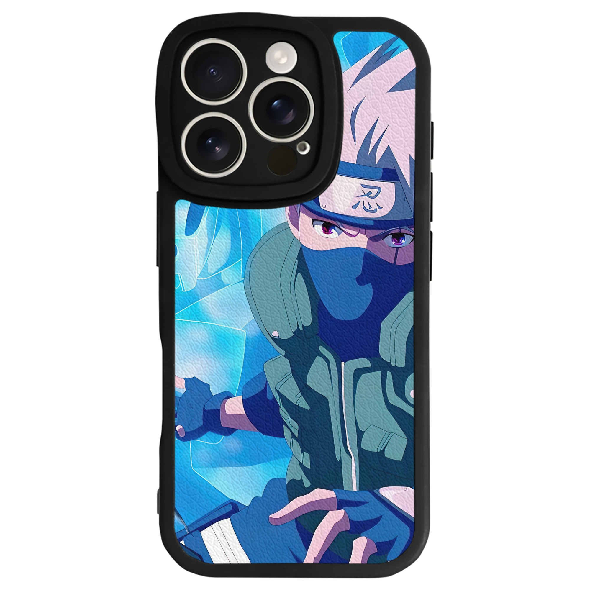 （画像用） NARUTO -ナルト- NARUTO -ナルト- 疾風伝 【iPhone 16シリーズ対応】シリコンスマホケース（レザー調） 材質：シリコン